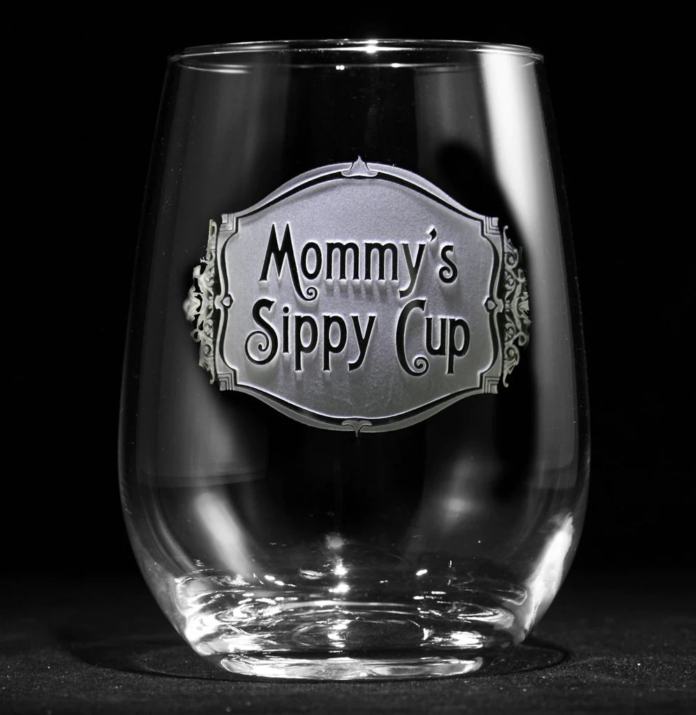 stemless wine glass 
