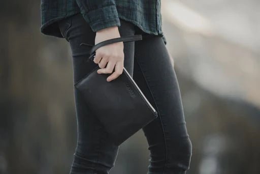 Personalized Leather Clutch for her, Customized Gifts for Women by Groovy Girl Gifts