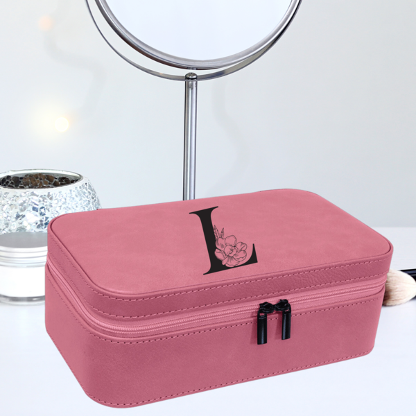 Personalized Compact Jewelry Case