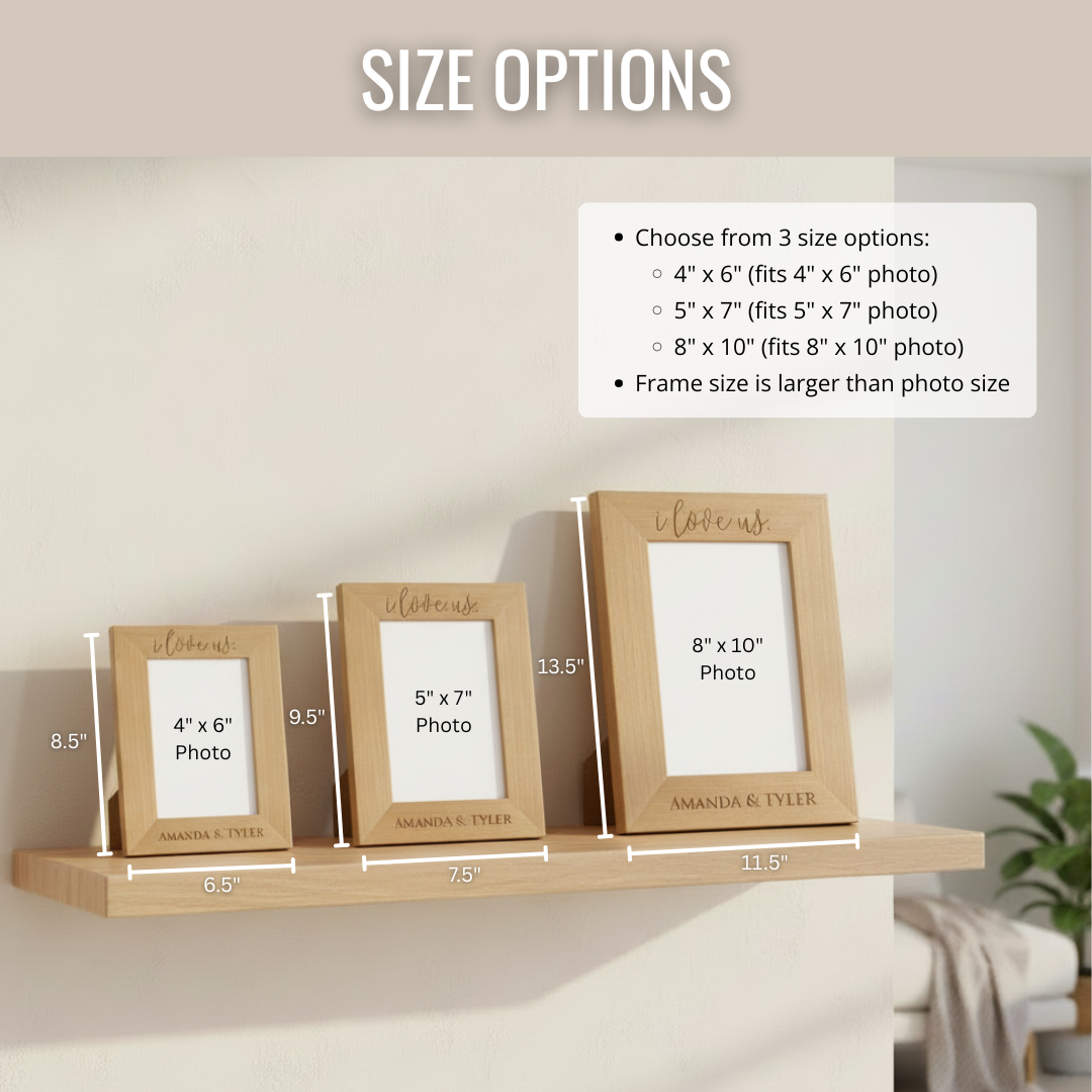 I Love Us Photo Frame