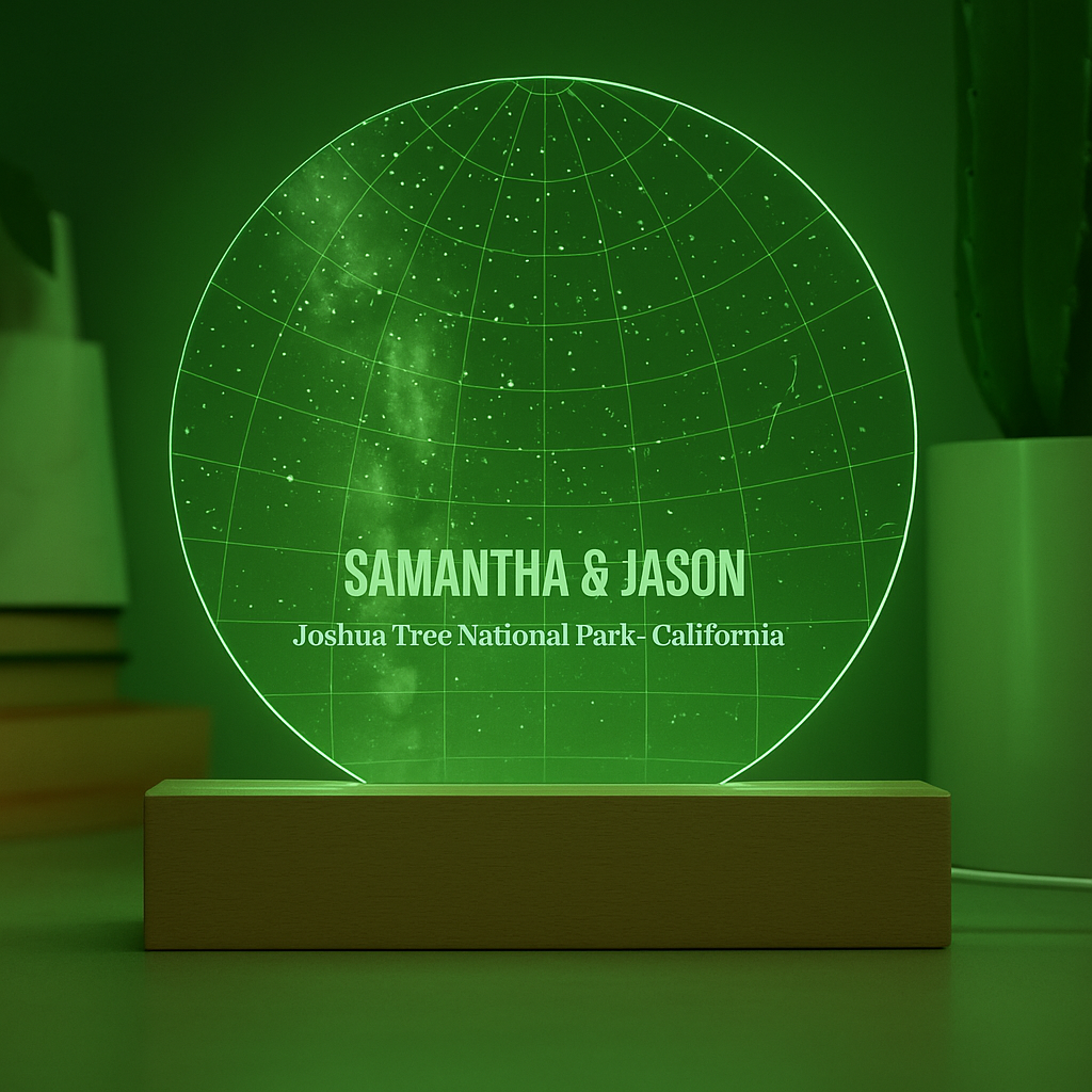 Personalized Acrylic Night Sky Plaque