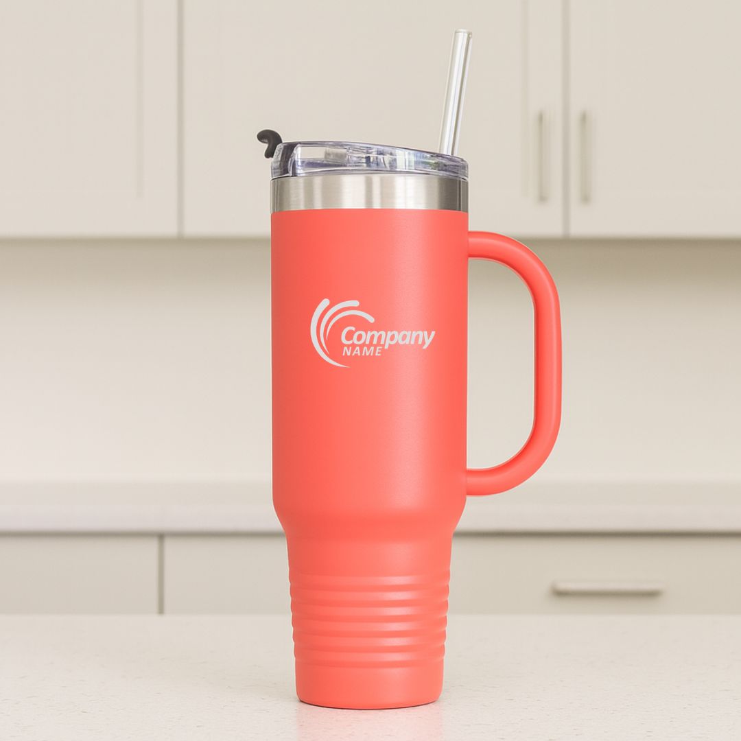 Custom Logo 40 oz. Tumbler