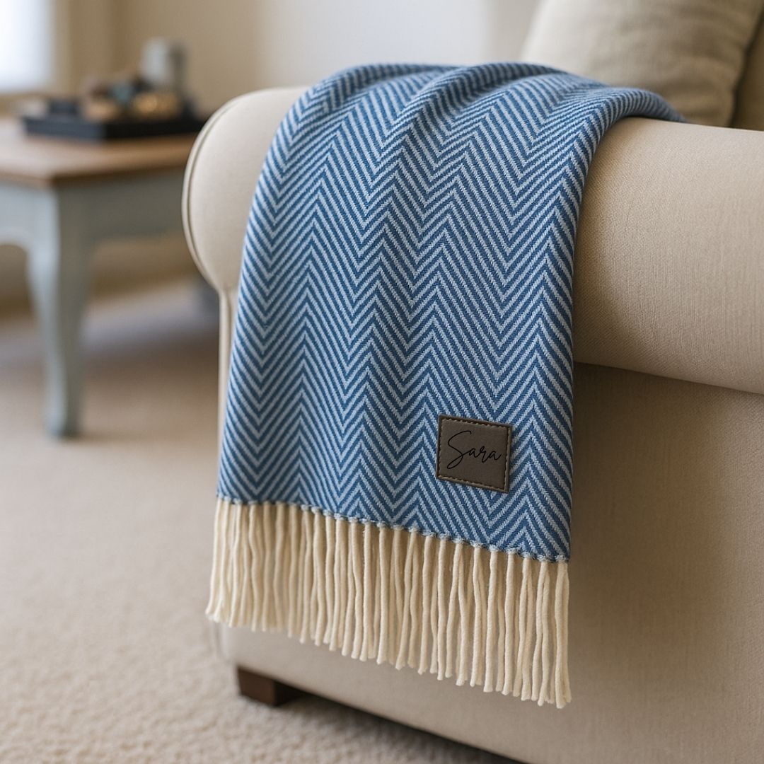 Personalized Milestone Birthday Blanket