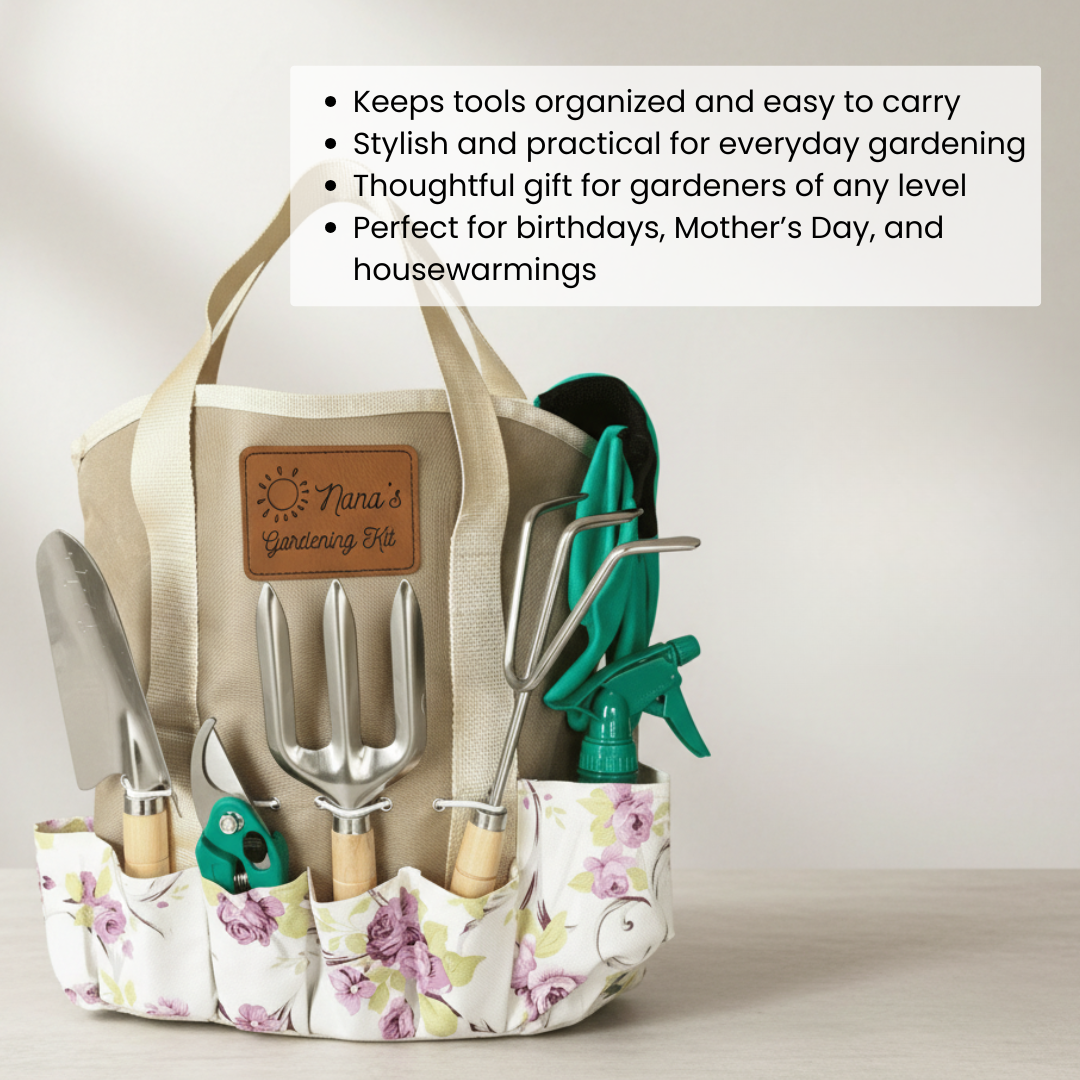 Bloom &amp; Grow Gardening Tote Set