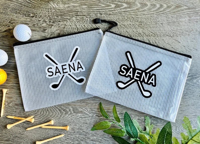 Personalized Personalized Zipper Bag Pouch for her, Customized Gifts for Women by Groovy Girl Gifts