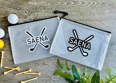Custom Name Water Resistant Zipper Bag Pouch