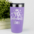 Light Purple Birthday Tumbler With 40 And Fabulous Crown Design