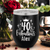 Black Birthday Wine Tumbler With 40 And Fabulous Crown Design