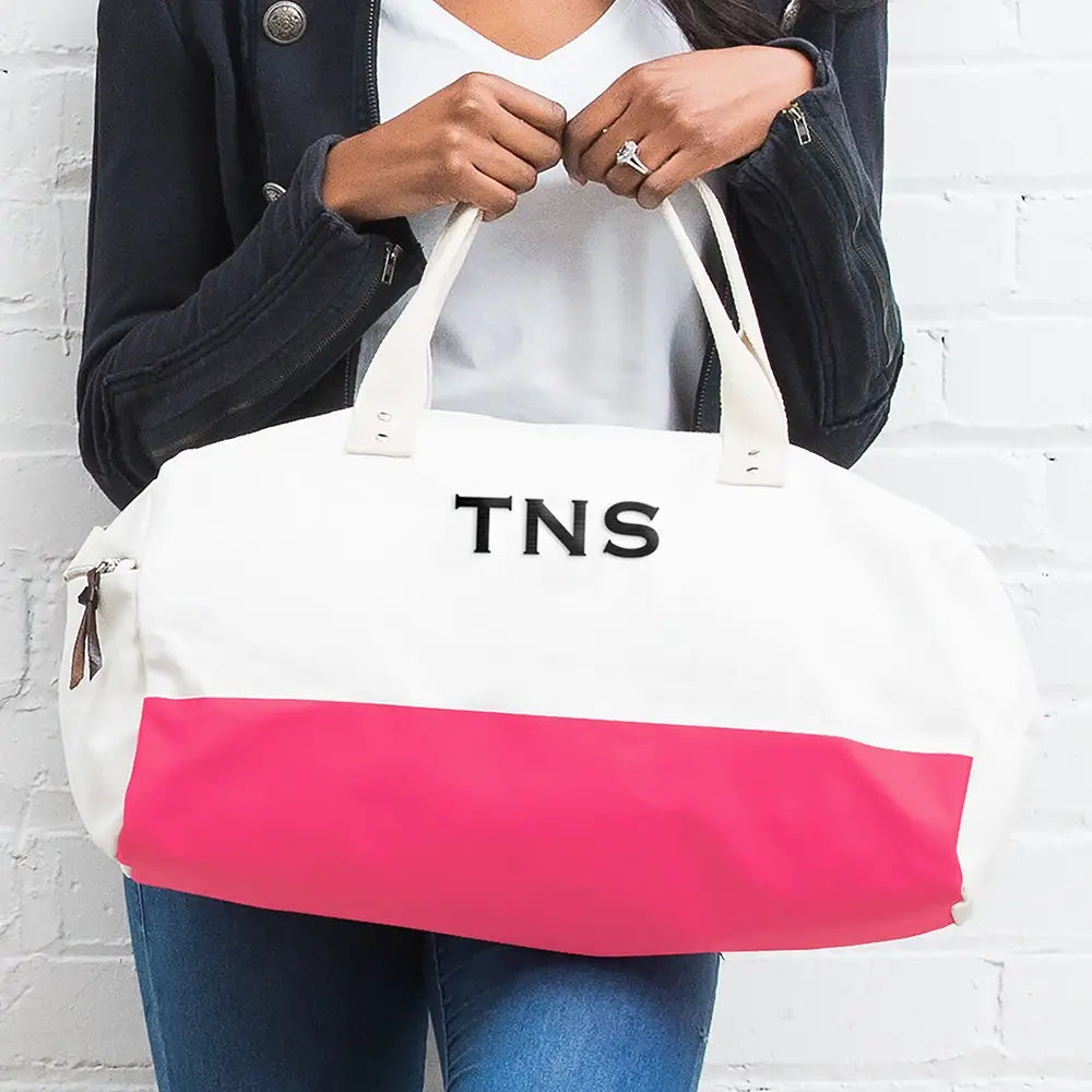 Elegant Personalized Weekender Bag