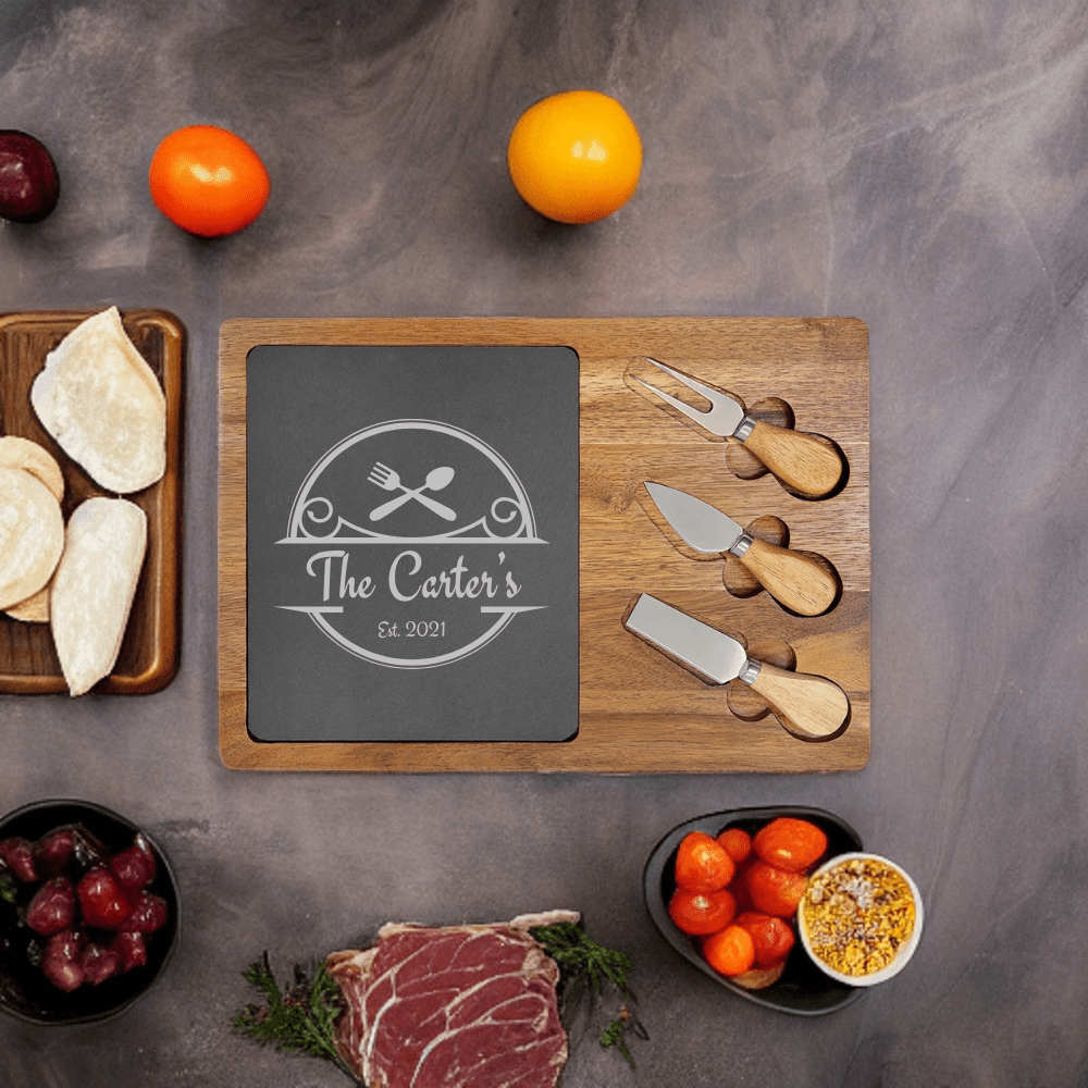 Personalized Custom Family Charcuterie Board for her, Customized Gifts for Women by Groovy Girl Gifts