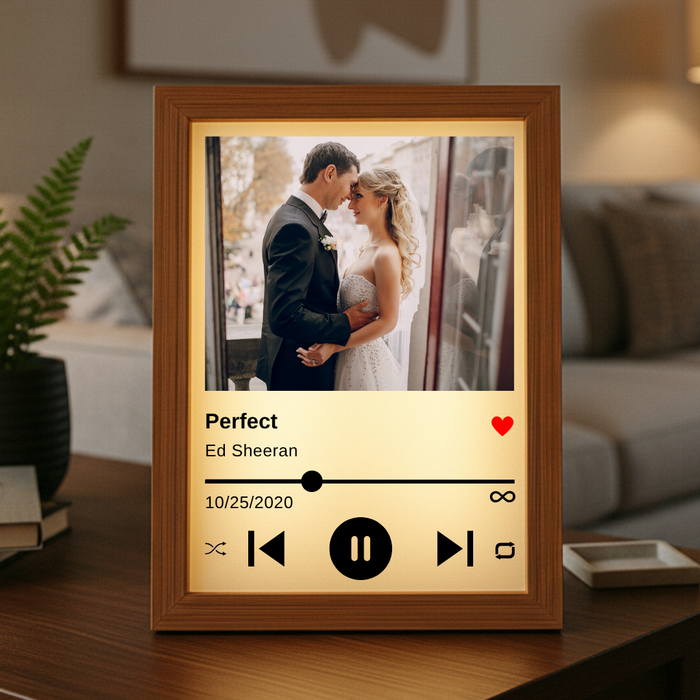 Personalized Light of Our Love Song Plaque for her, Customized Gifts for Women by Groovy Girl Gifts