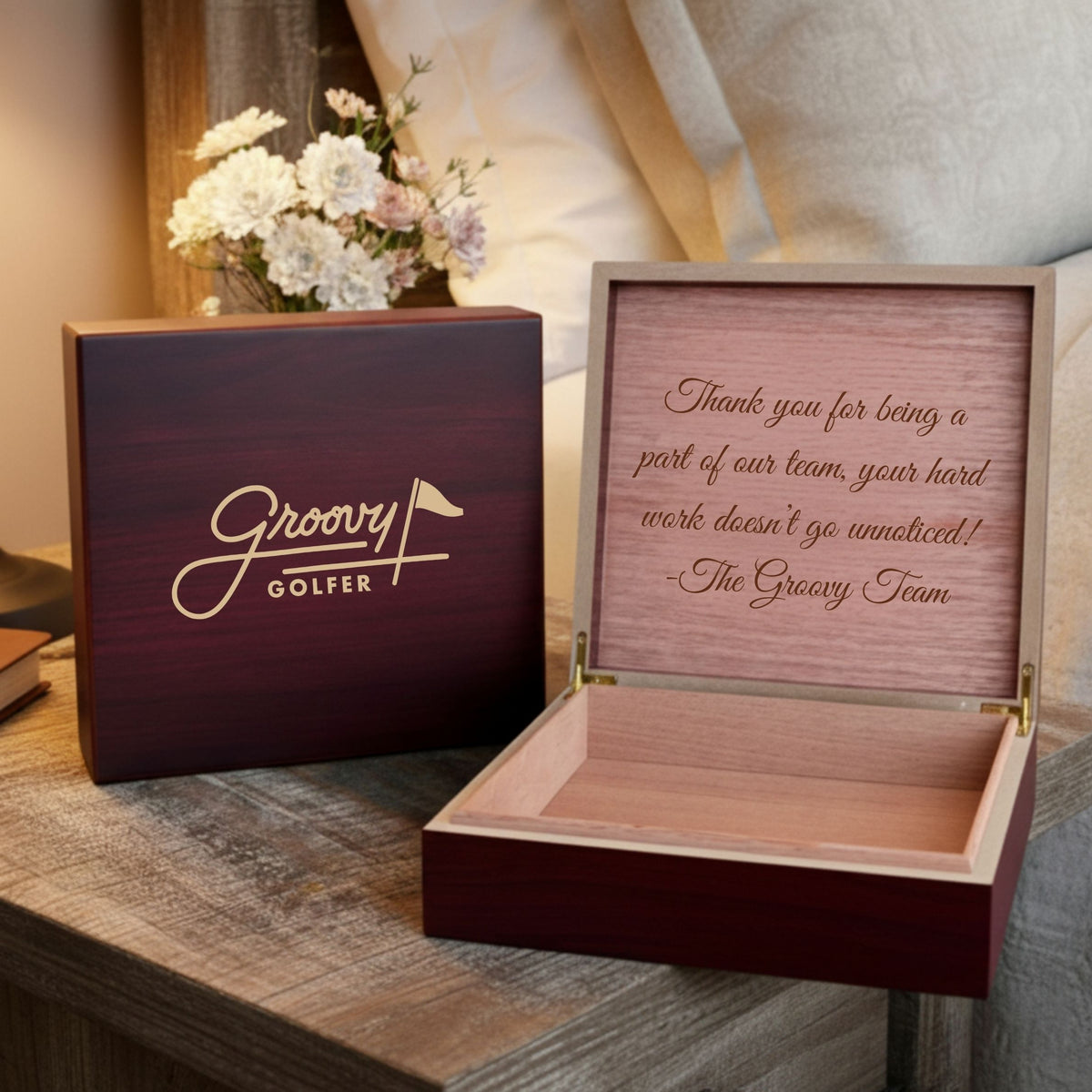 Custom Logo Keepsake Box