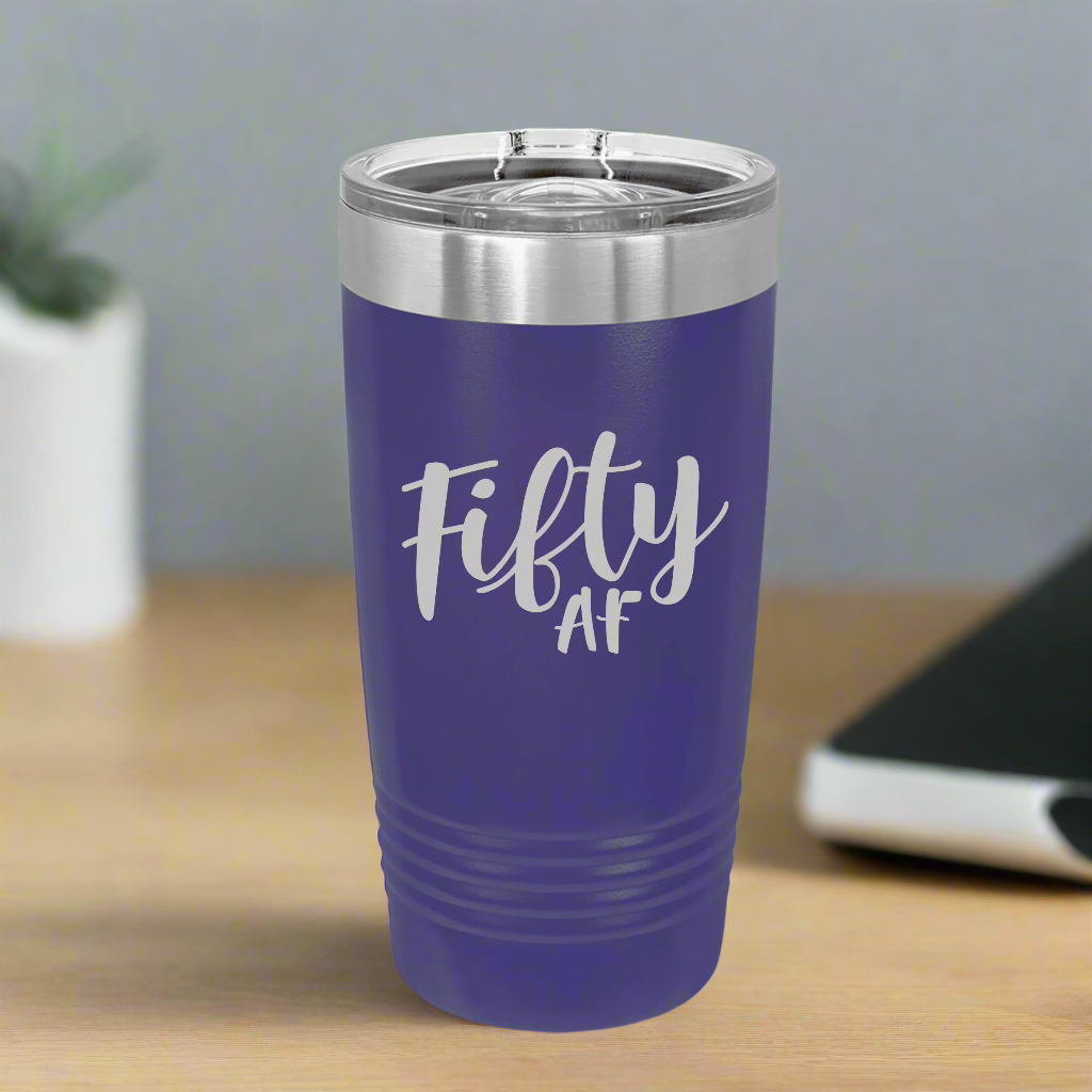 Personalized Timeless 50th Chic Sipper for her, Customized Gifts for Women by Groovy Girl Gifts