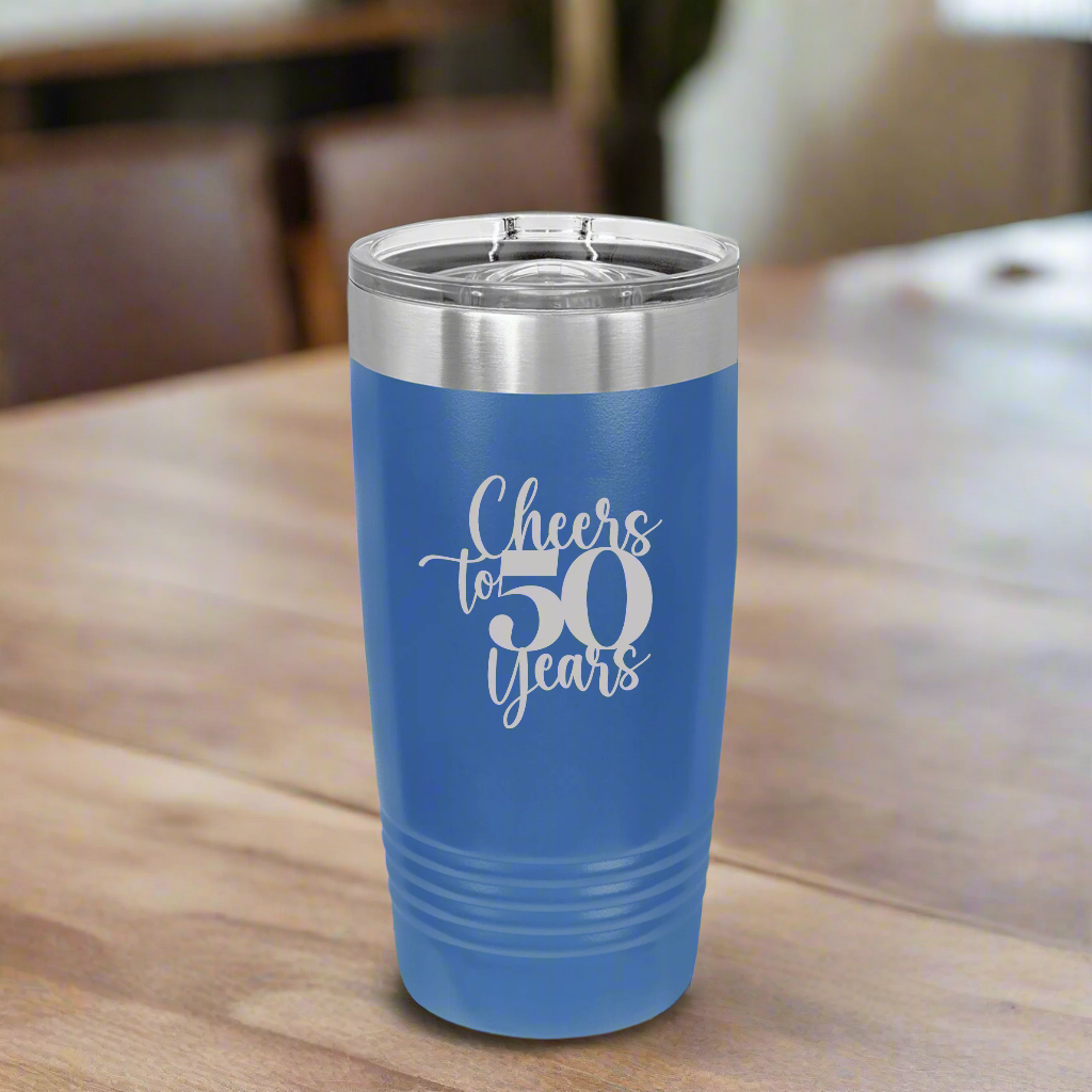 Personalized Timeless 50th Chic Sipper for her, Customized Gifts for Women by Groovy Girl Gifts