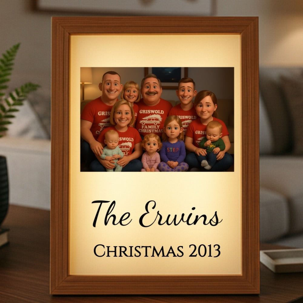 Animated Family Photo Light Box