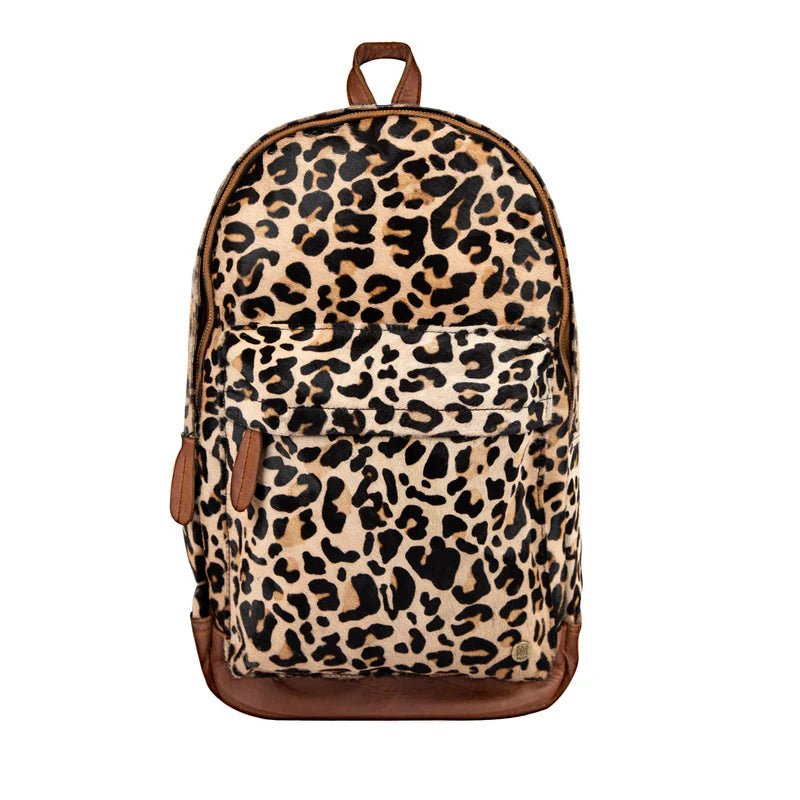 Personalized Cowhide Luxe Leather Backpack for her, Customized Gifts for Women by Groovy Girl Gifts
