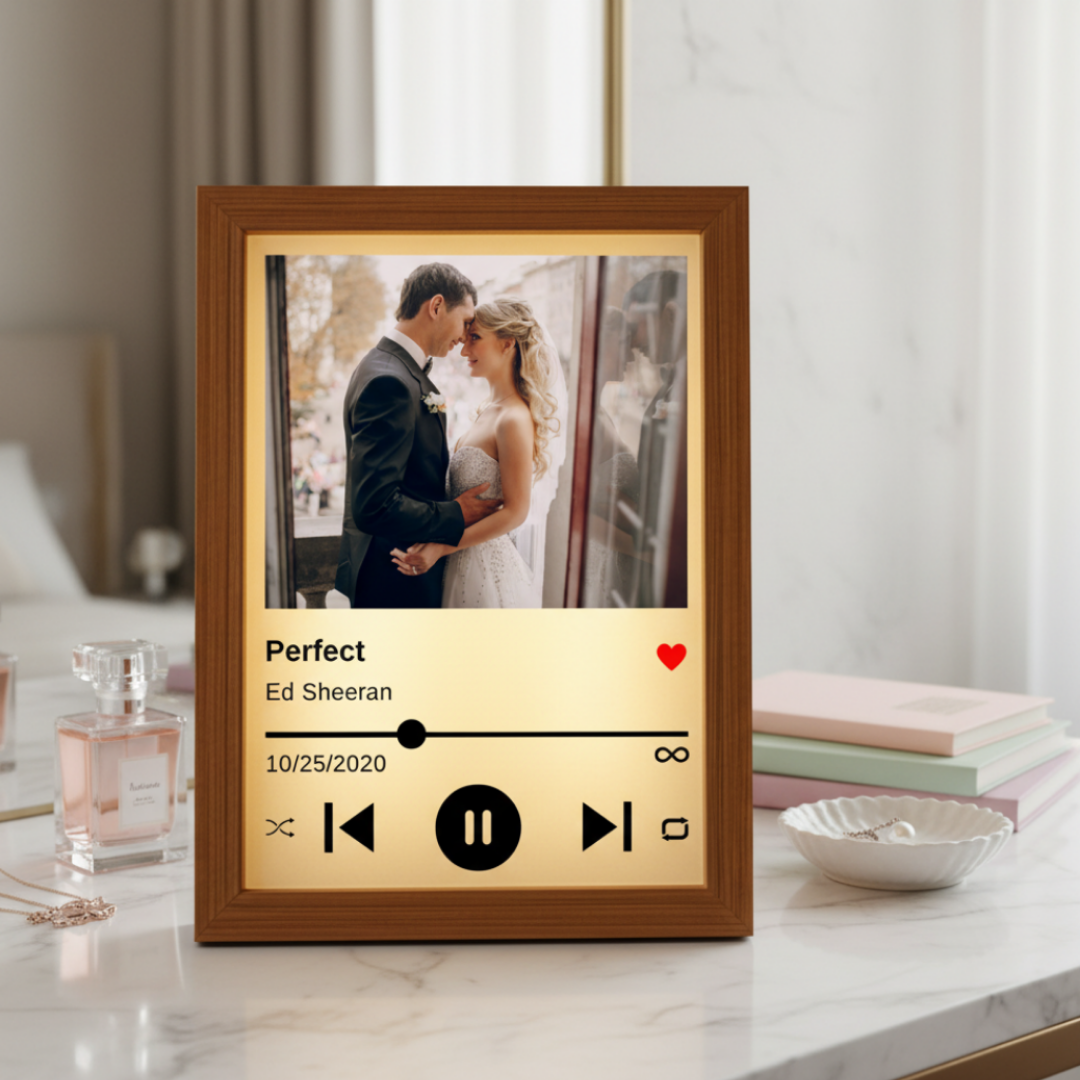 Personalized Memories Song Photo Frame