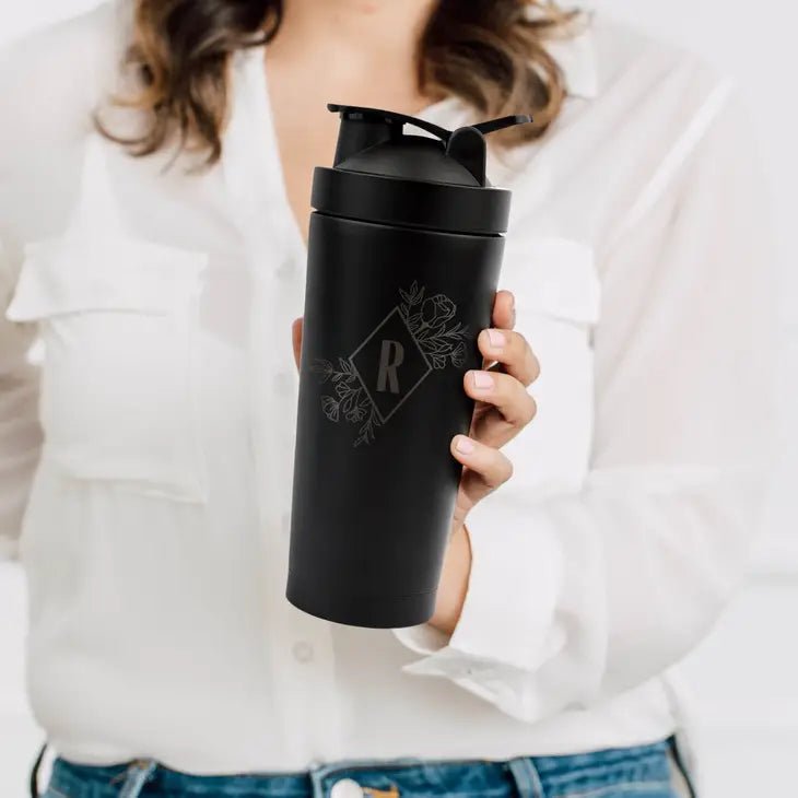 Personalized Custom Fit Shaker Bottle for her, Customized Gifts for Women by Groovy Girl Gifts