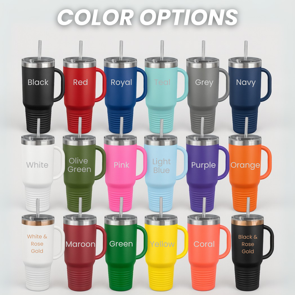 Charming Cheers Personalized Tumbler with Handle