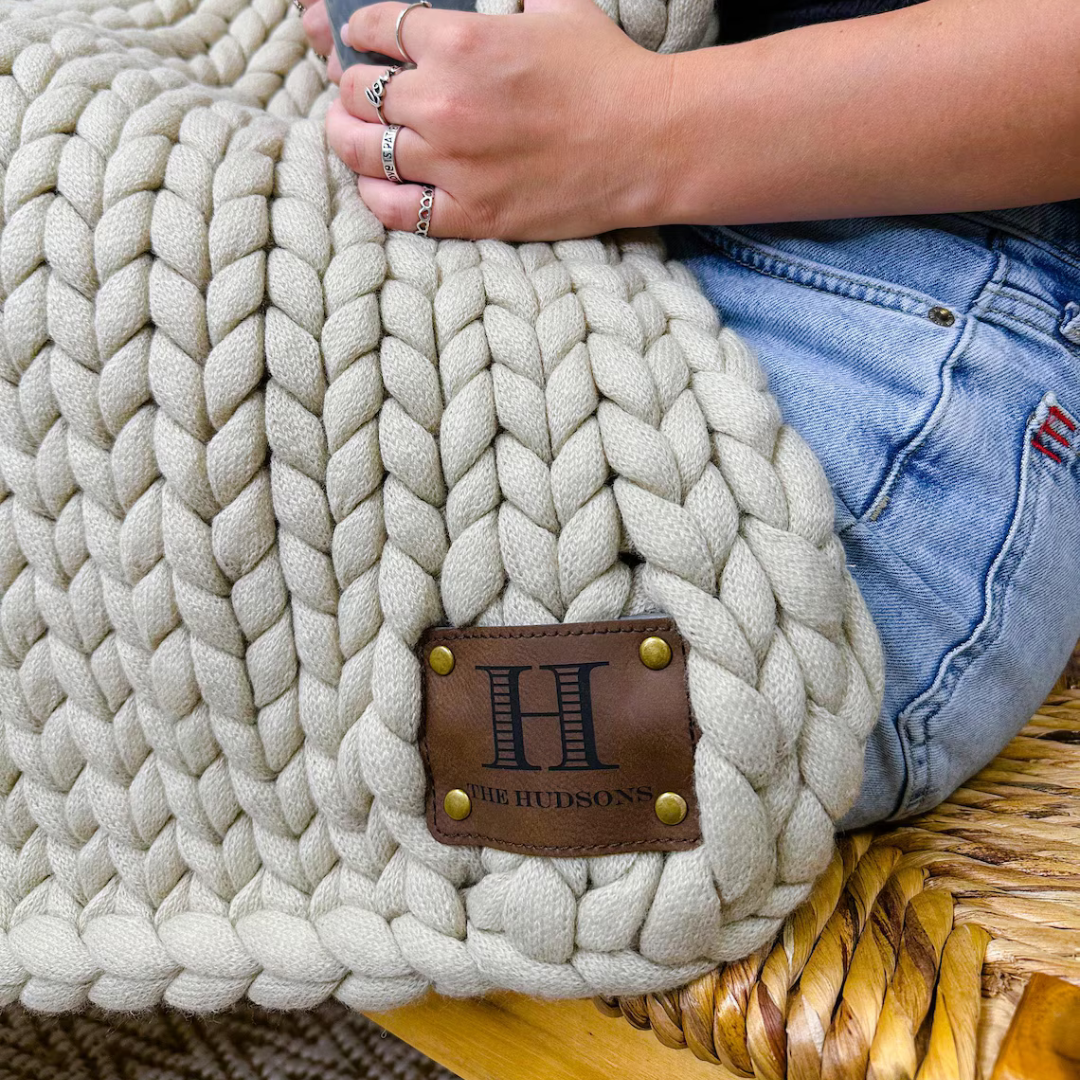 Cozy Bliss Chunky Knit Personalized Blanket
