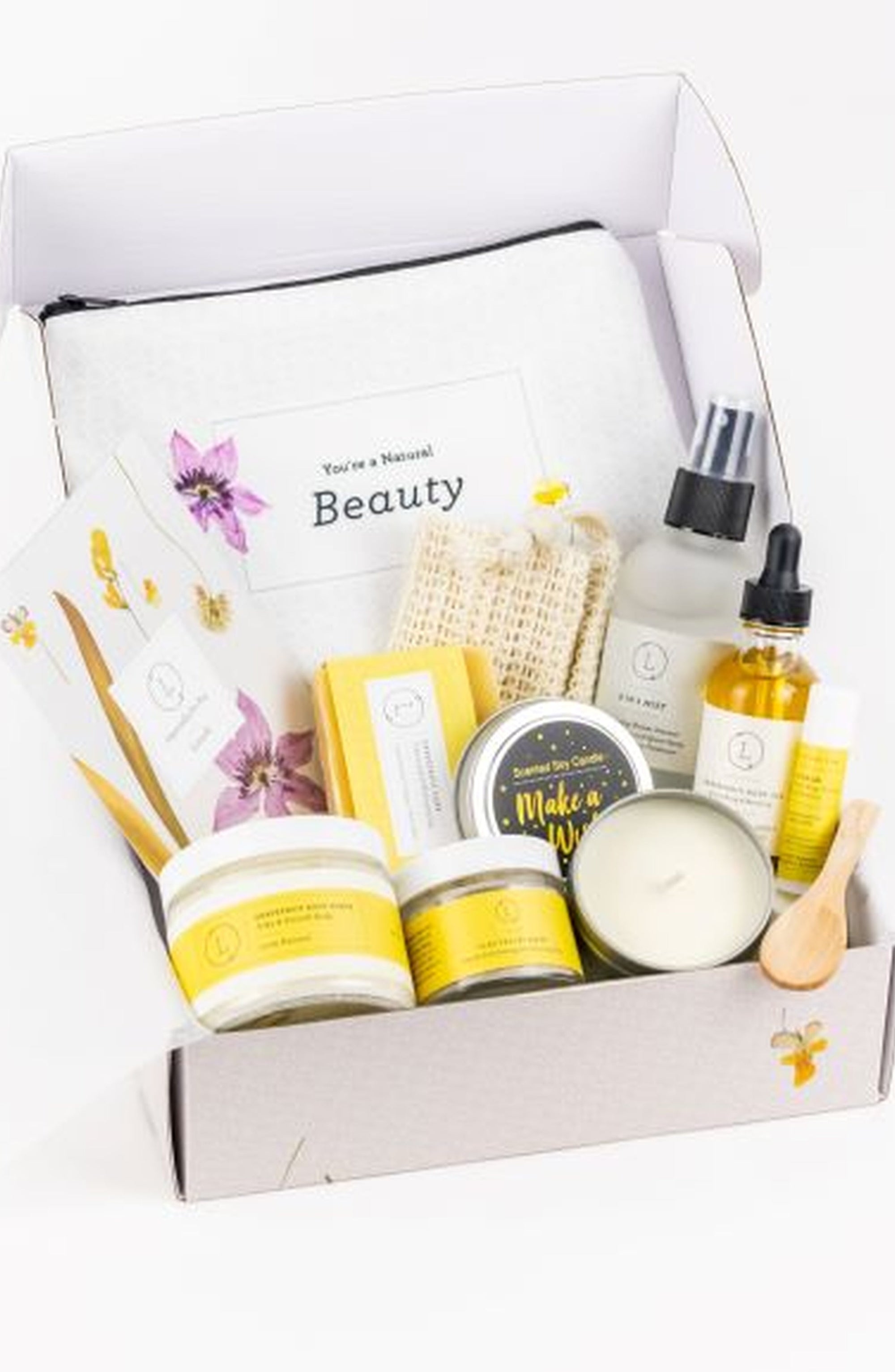 Luxury Citrus Spa Gift Set – Body Scrub, Grapefruit Oil, Candle & Skincare Essentials – Relaxation Gift Box