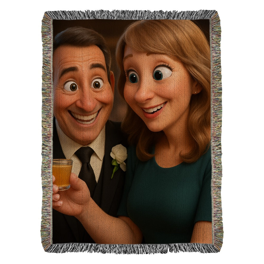 Animated Woven Photo Blanket