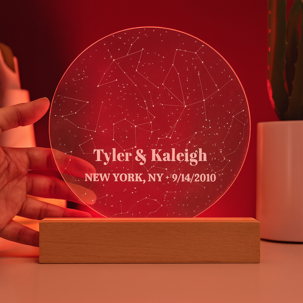 Personalized Acrylic Night Sky Plaque