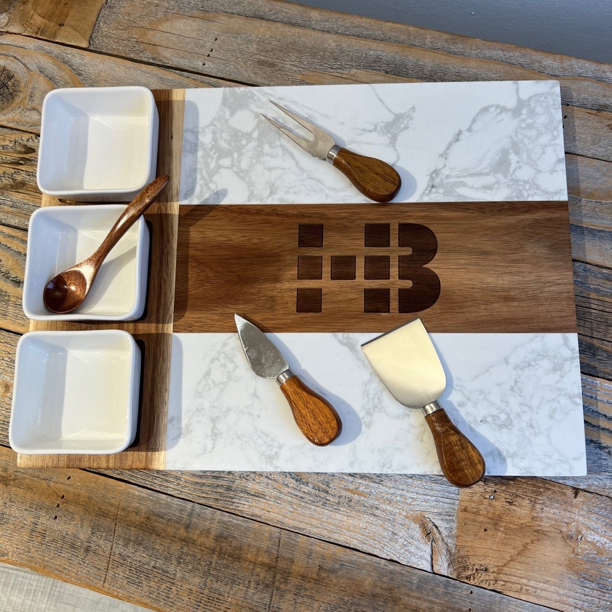 Personalized Custom Logo Entertainers Tray for her, Customized Gifts for Women by Groovy Girl Gifts