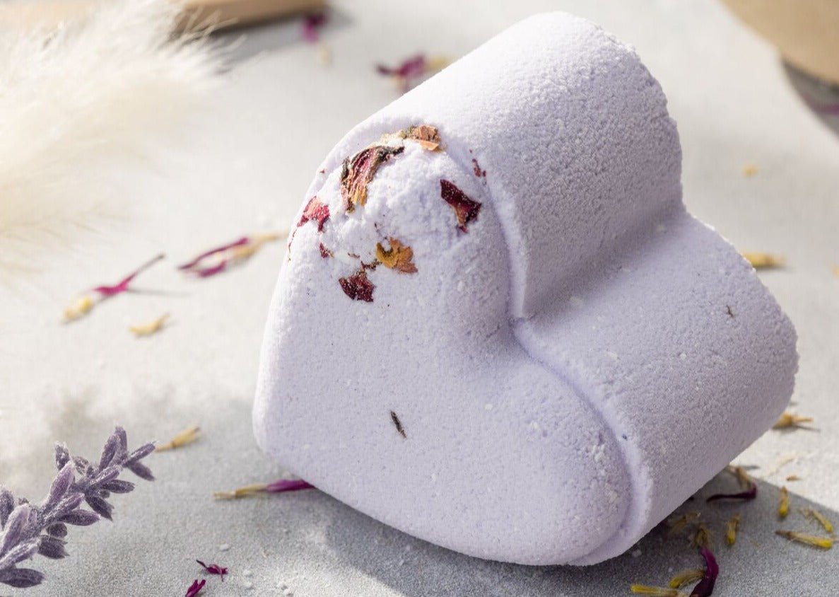 Personalized Personalized Heart Shaped Shower Steamers Package for her, Customized Gifts for Women by Groovy Girl Gifts