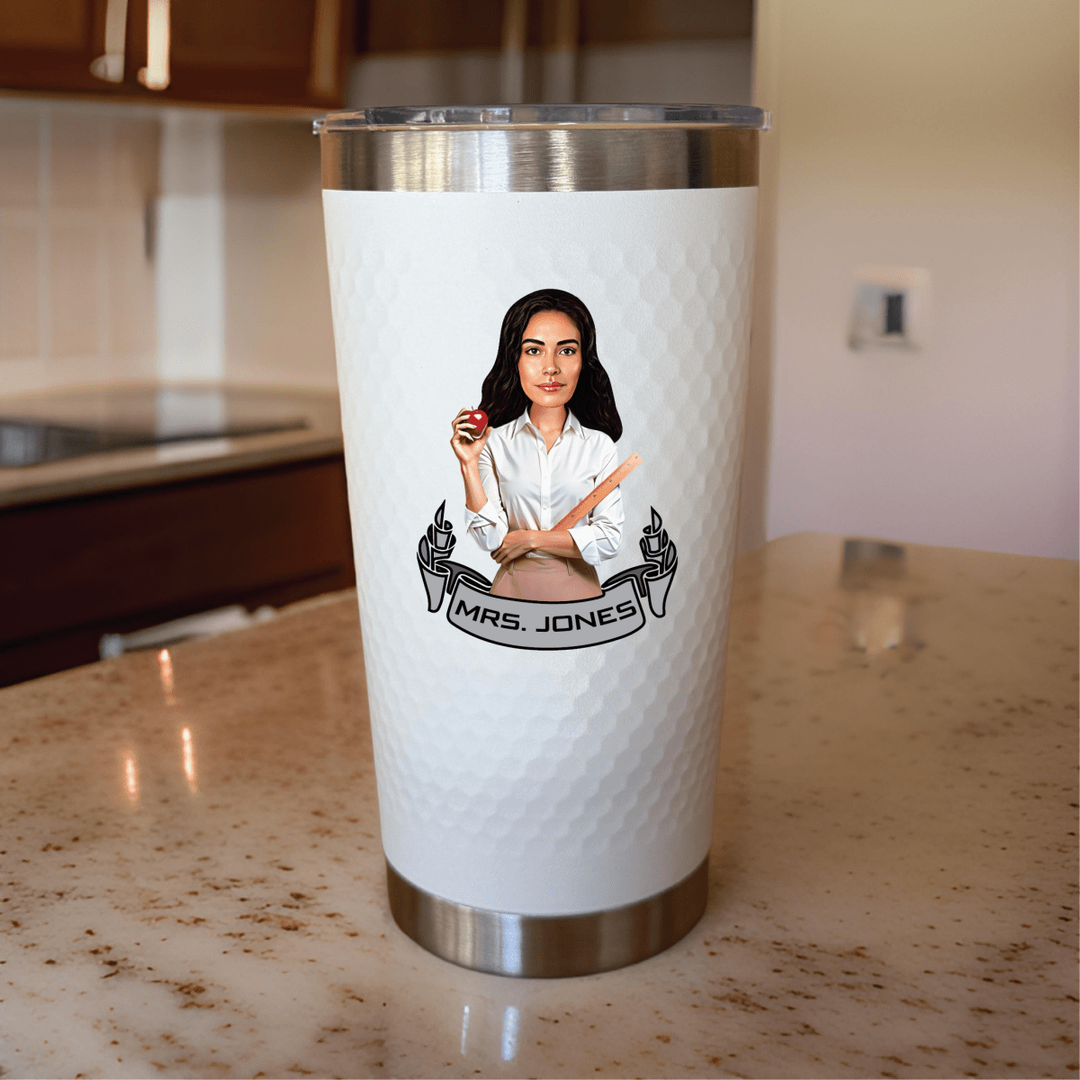 Personalized A+ Tumbler for her, Customized Gifts for Women by Groovy Girl Gifts