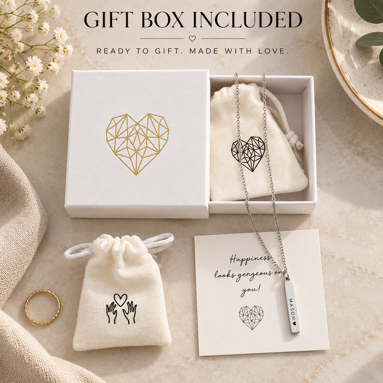 Always With You Personalized Necklace