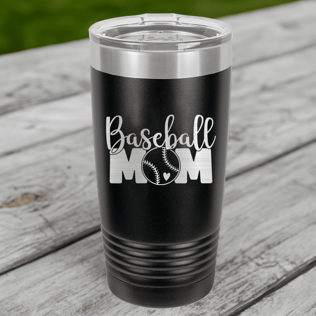 Personalized Queen of the Bleachers Ringed Tumbler for her, Customized Gifts for Women by Groovy Girl Gifts