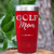 Red Golf Mom Tumbler With Best Golf Mom Design
