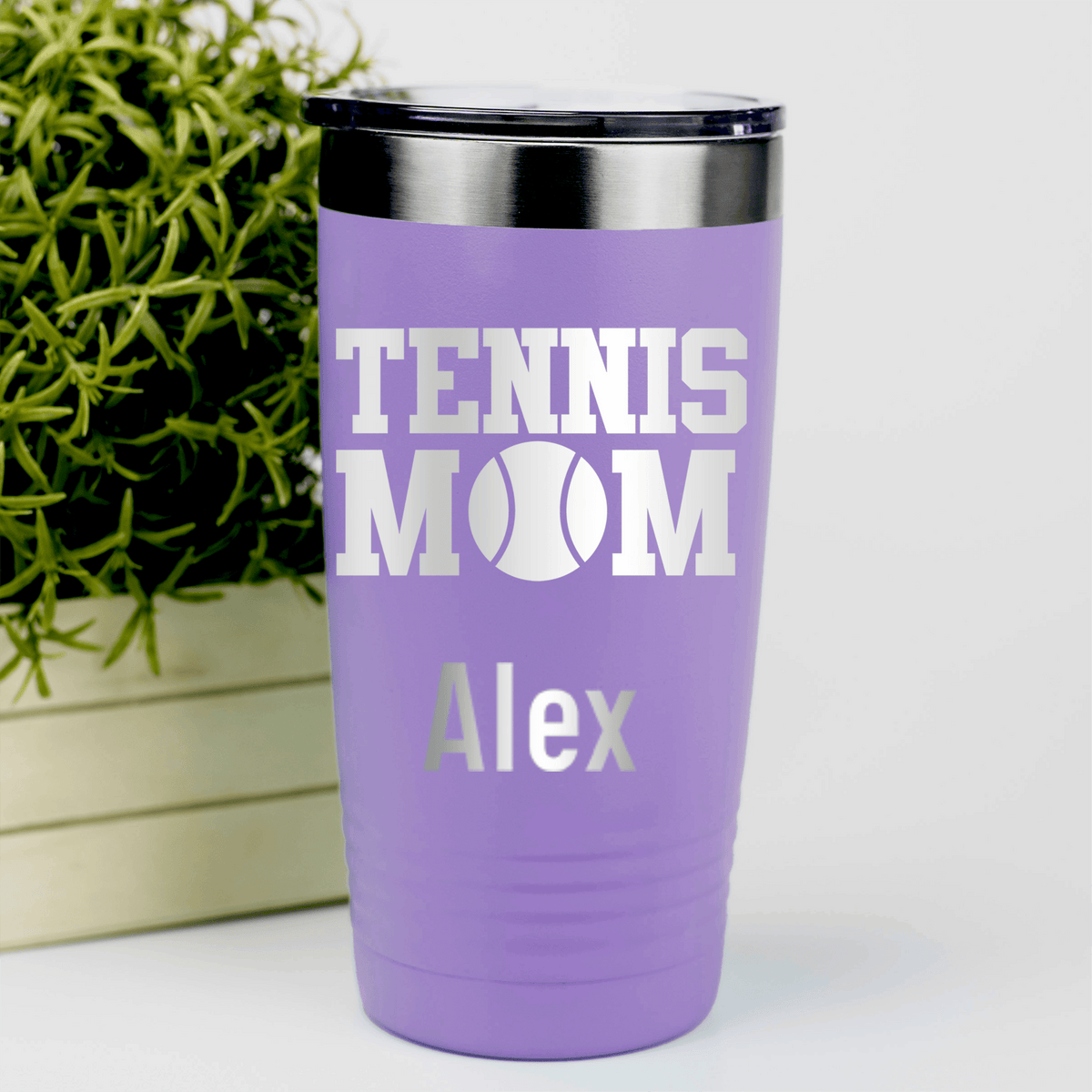 Light Purple Tennis For Her Tumbler With Best Tennis Mom Design