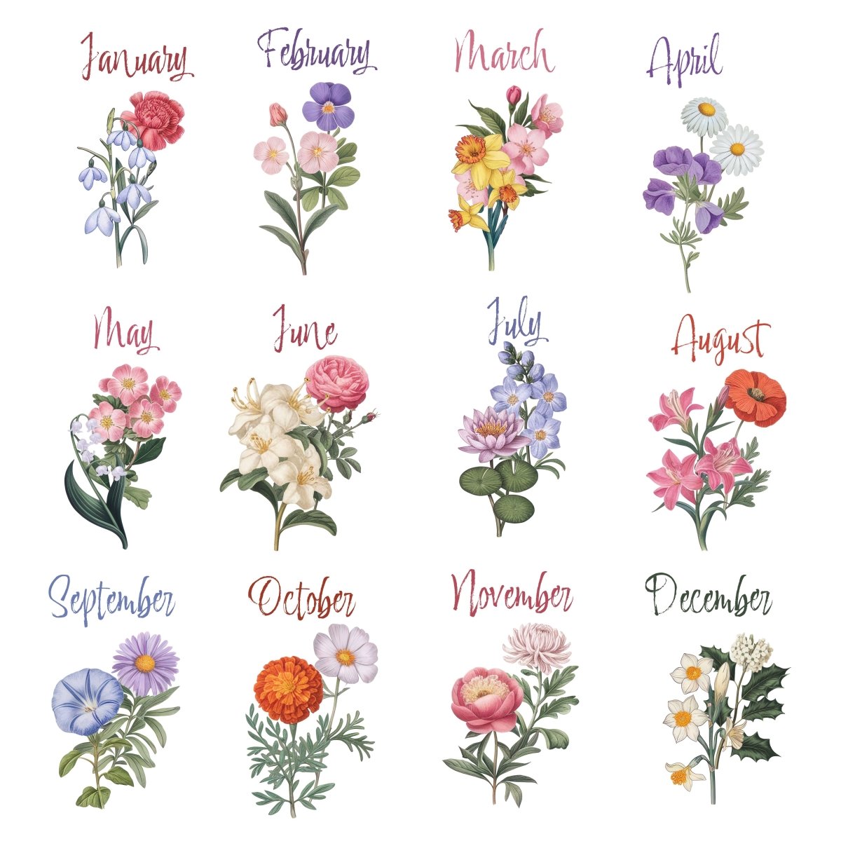 Personalized Blossoms of Love Birthday Blanket for her, Customized Gifts for Women by Groovy Girl Gifts