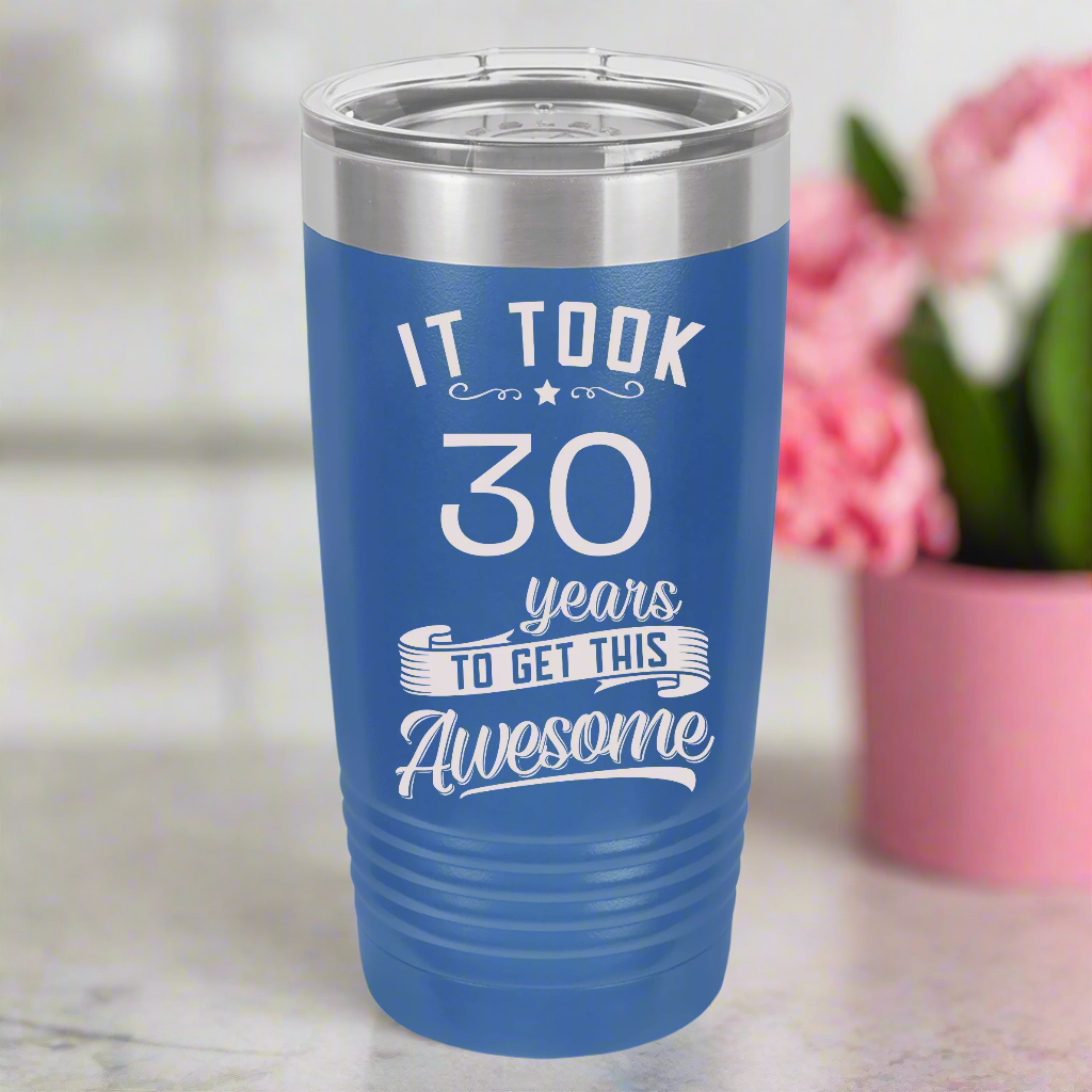 Personalized Ageless & Awesome Tumbler for her, Customized Gifts for Women by Groovy Girl Gifts