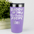 Light Purple Birthday Tumbler With Birthday Dad Design