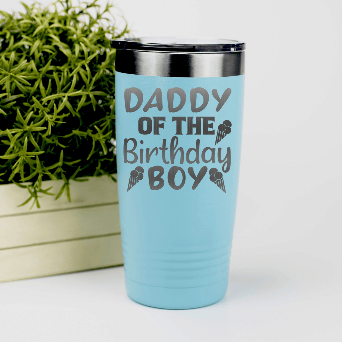 Teal birthday tumbler Birthday Dad