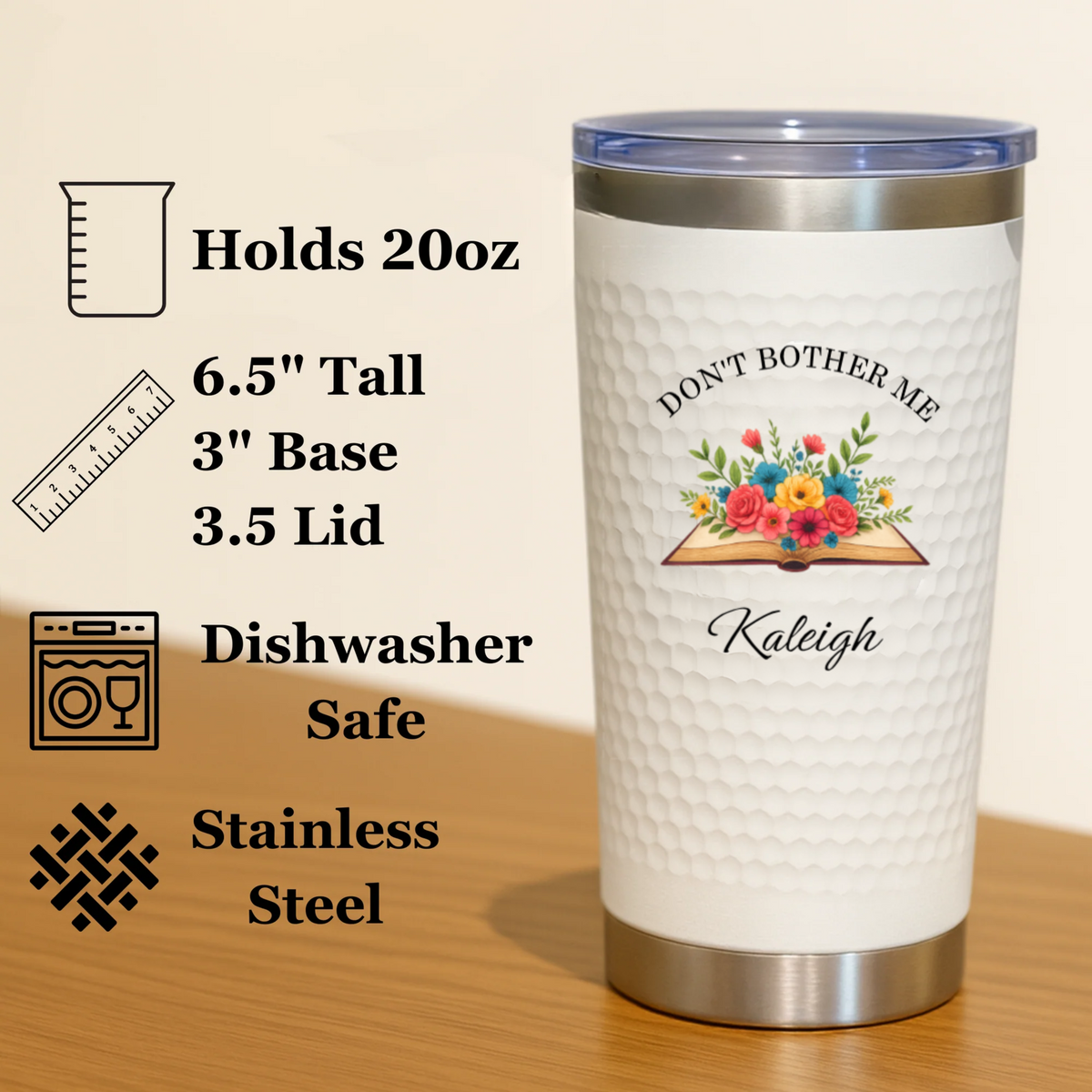 Born To Read Tumbler