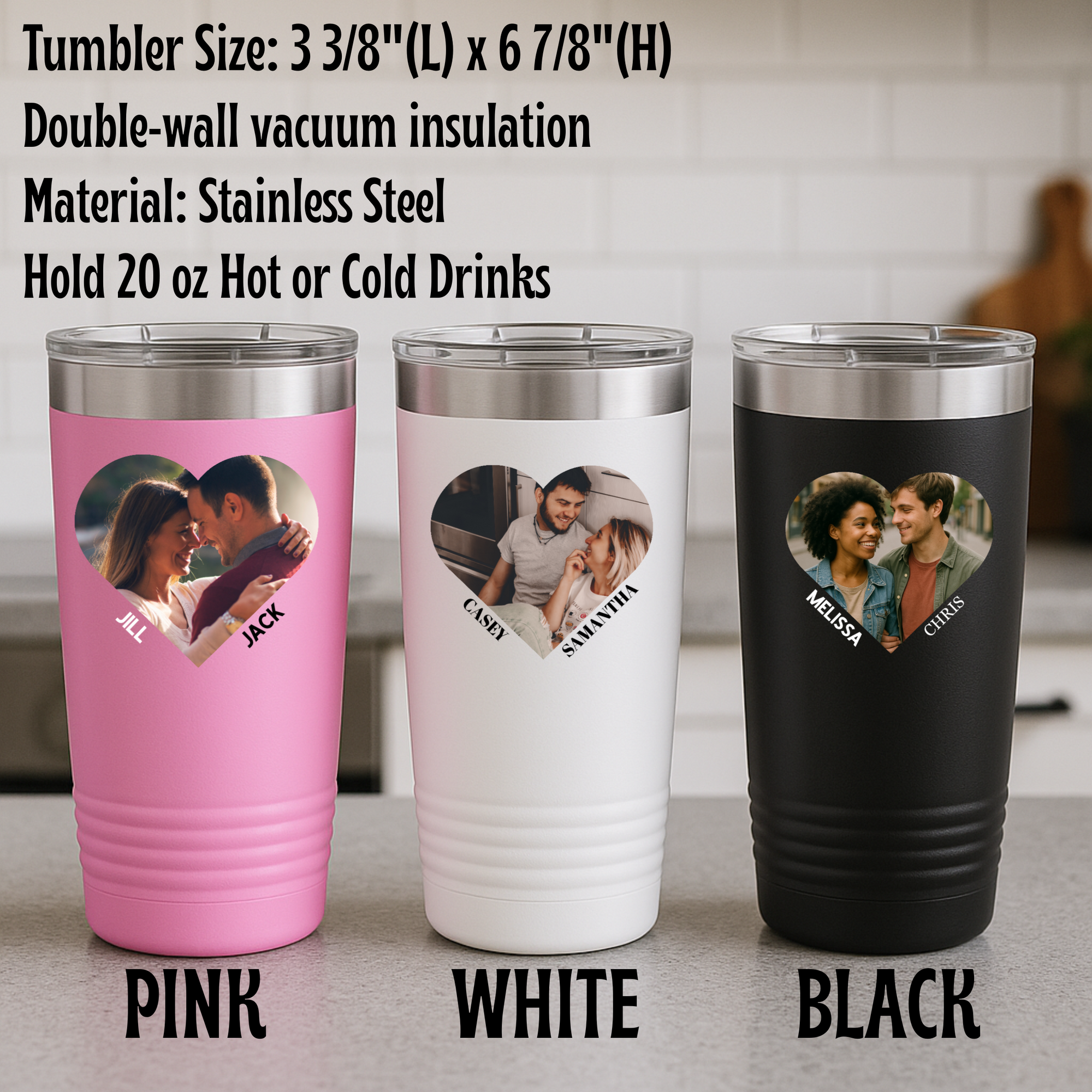 Heartfelt Moments Personalized Tumbler