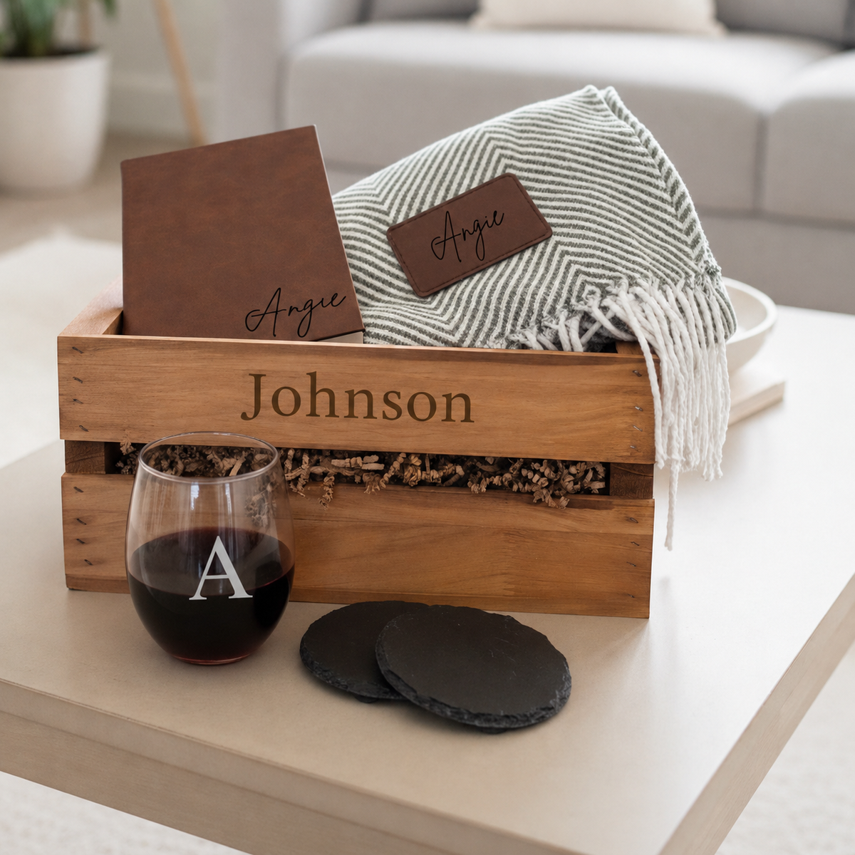 Sip &amp; Snuggle Personalized Gift Set
