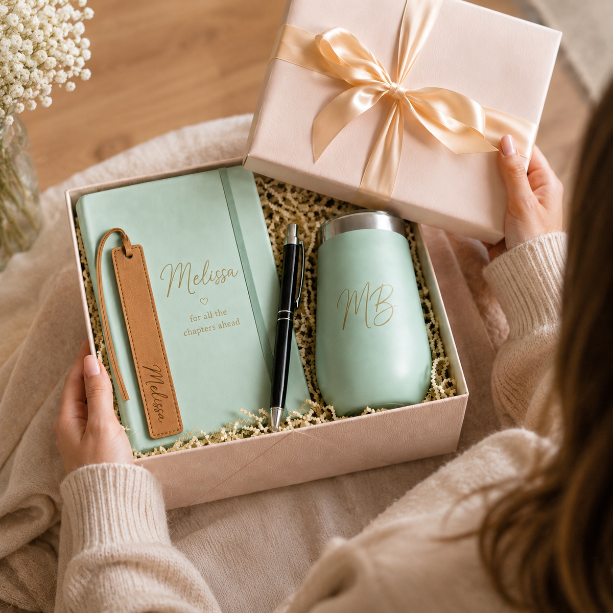 Relax &amp; Unwind Personalized Gift Set