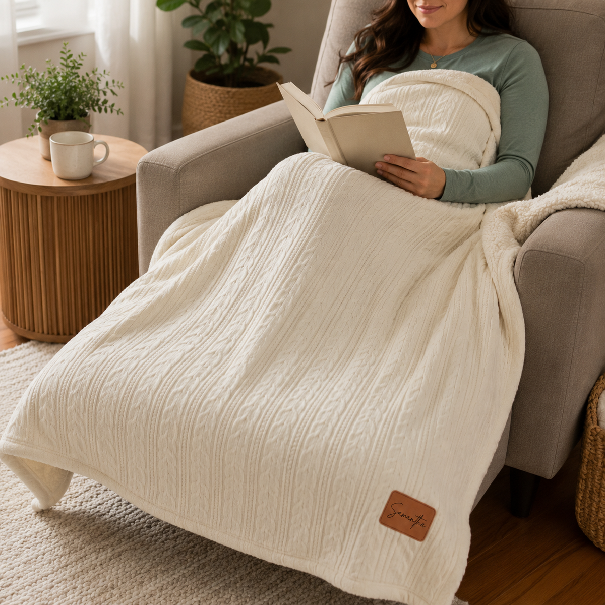 Cozy Embrace Personalized Blanket