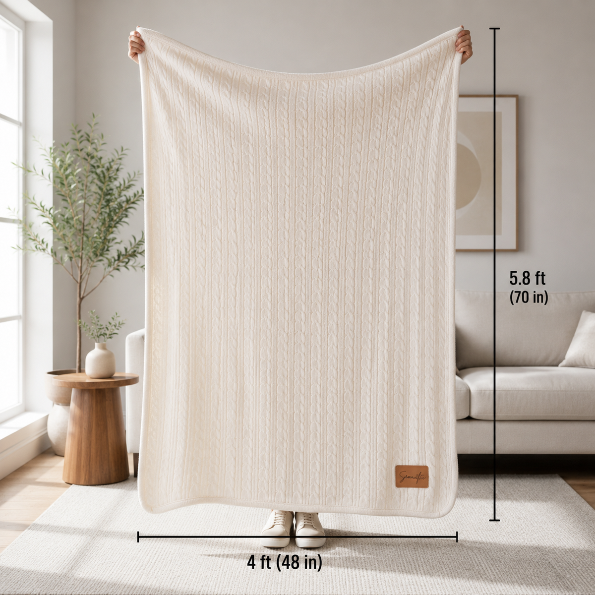 Cozy Embrace Personalized Blanket