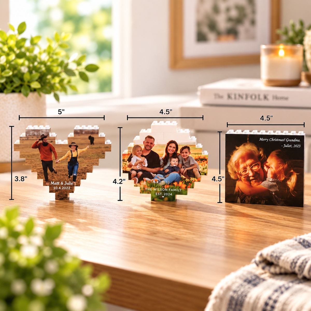 Piece by Piece Personalized Photo Bricks