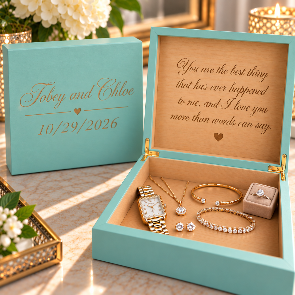 Keepsake Personalized Moment Jewelry Box