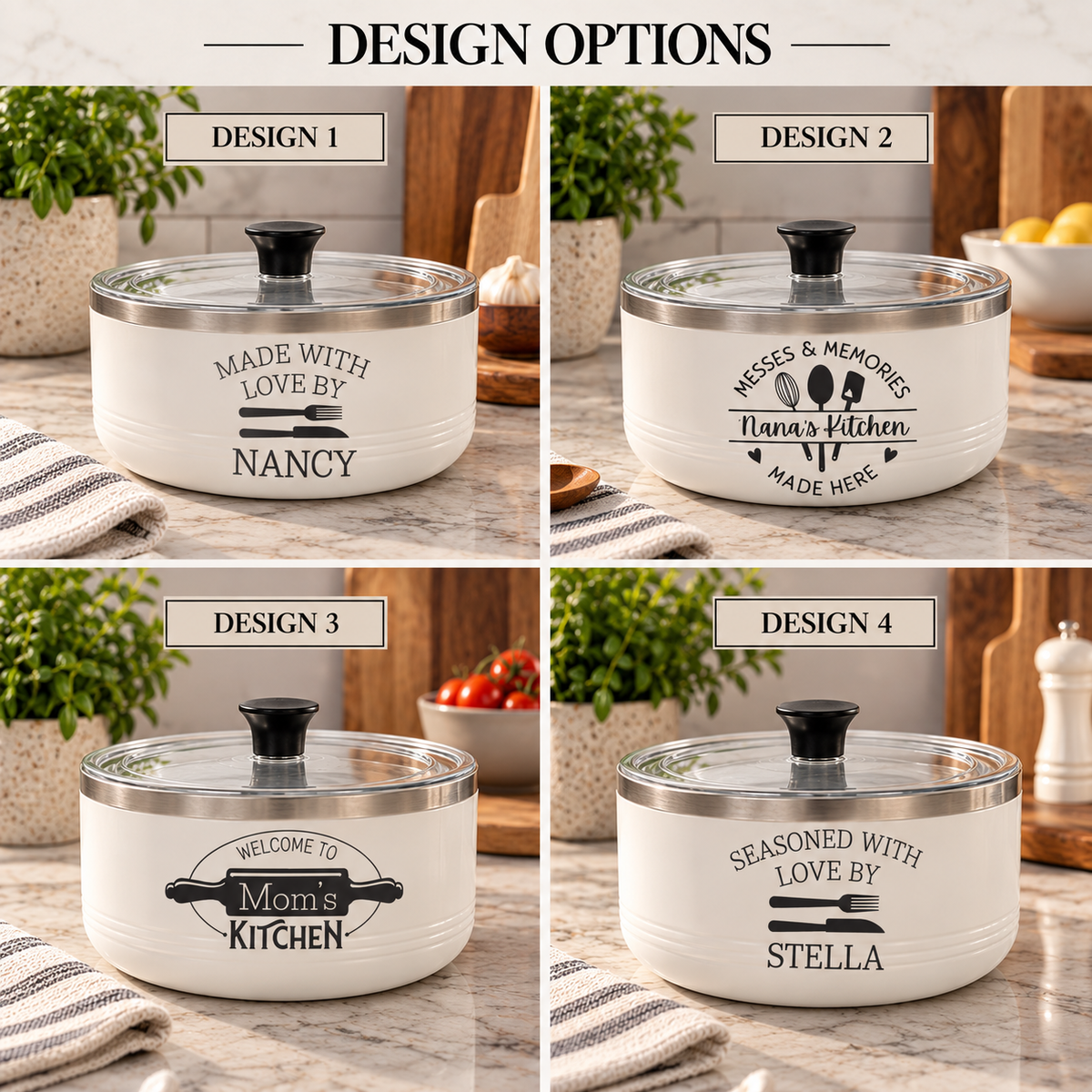 Personalized Cookware Serving Pan