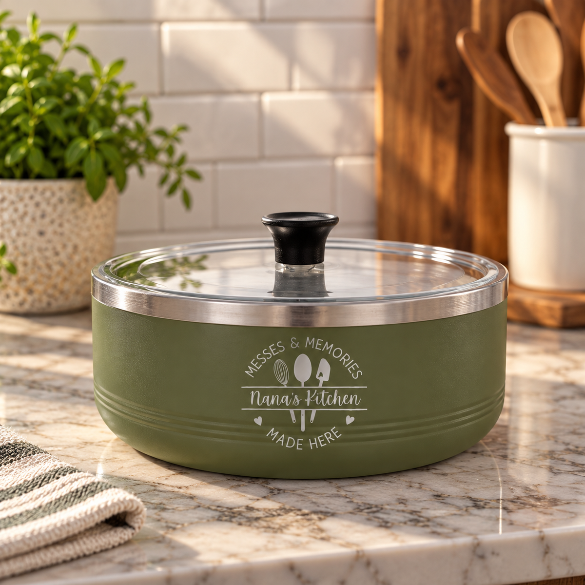 Personalized Cookware Serving Pan