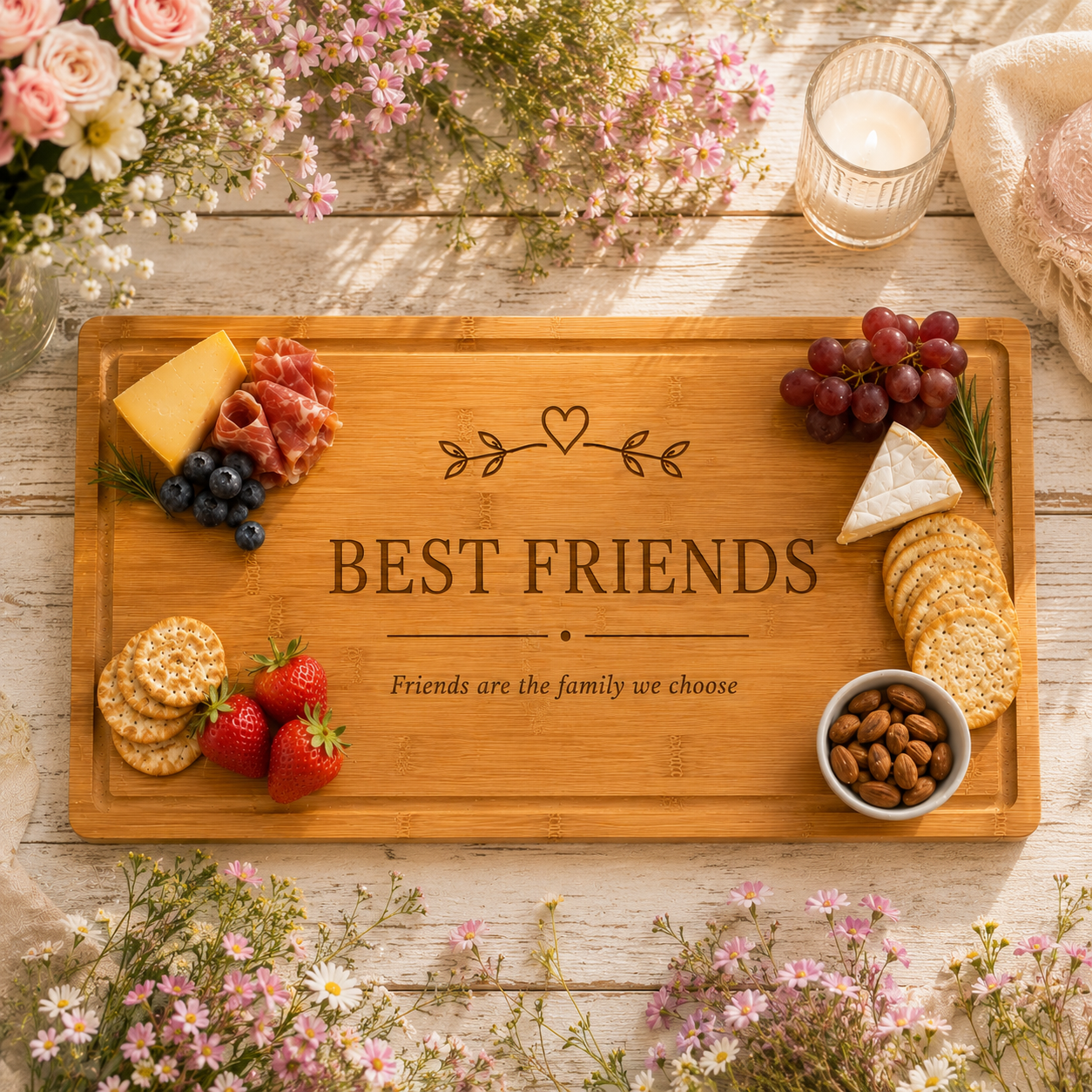 Personalized Quote Charcuterie Board