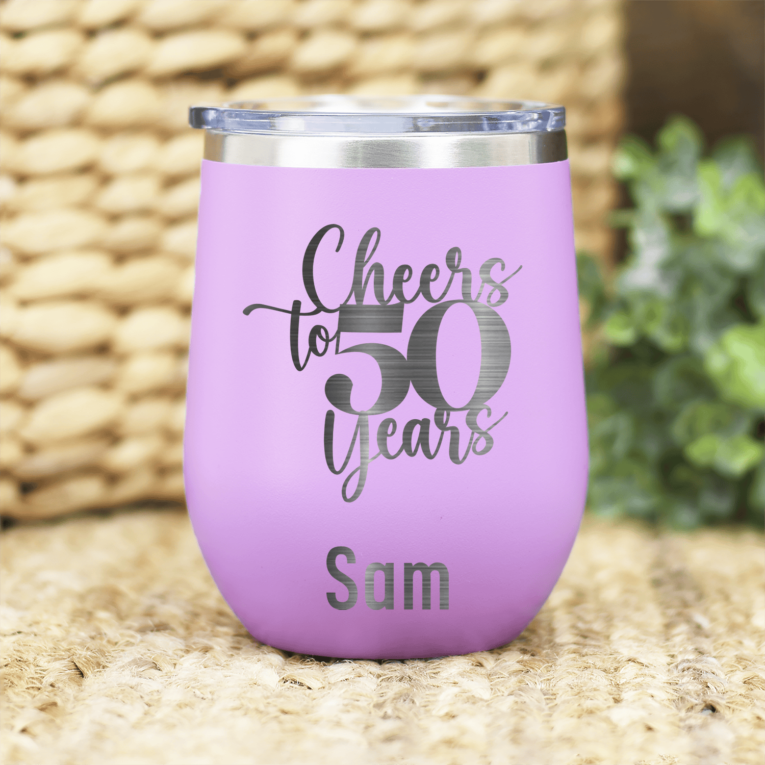 Cheers To Fifty Years Wine Tumbler